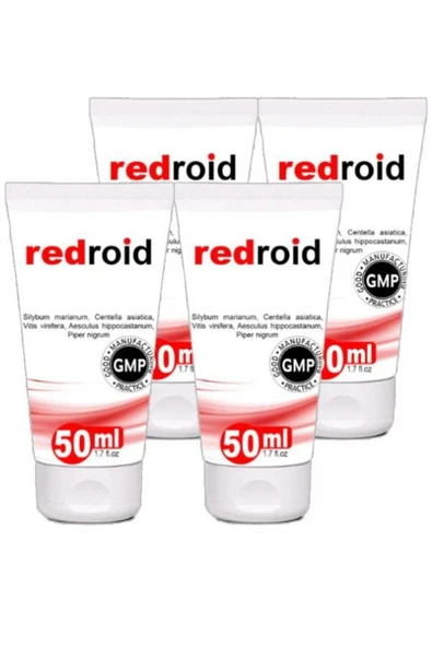 Xlan Redroıd  Doğal Özel Masaj Bakım Kremi 50 ml x 4 adet ürün görseli 1