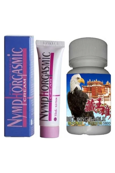 Xlan Nymphorgasmic 15 Ml. Cream Kremi + T10 Hapı 10 Lu Kapsül ürün görseli 1