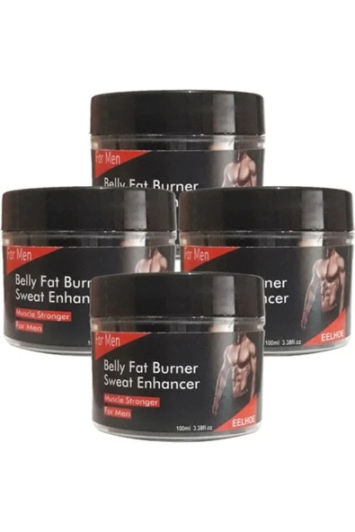Xlan Eelhoe 4lü Adet Belly Fatburner Sweat Enhancer Erkeklere Özel  Şekillendirme Kremi 100 ml ürün görseli 1