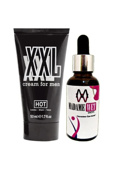 Xlan Hotxxl 50 ml Erkeklere Çap Boy Krem + Yanında 1 Şişe Madamewet Kadını Içecek ürün görseli 1