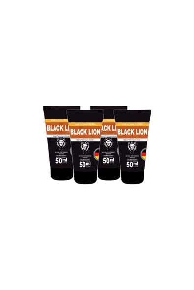 Xlan Black Lion 4 Tane x 50 ml Men Booster Krem Erkeklere Özel Anlar İçin Hareketlendirici Krem ürün görseli 1