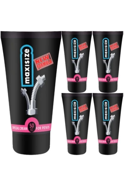 Xlan Maxsize Maxi Size Cream Erkeğe Özel 5 Adet 50 ml Şekillendirici Hareketleyici Krem ürün görseli 1
