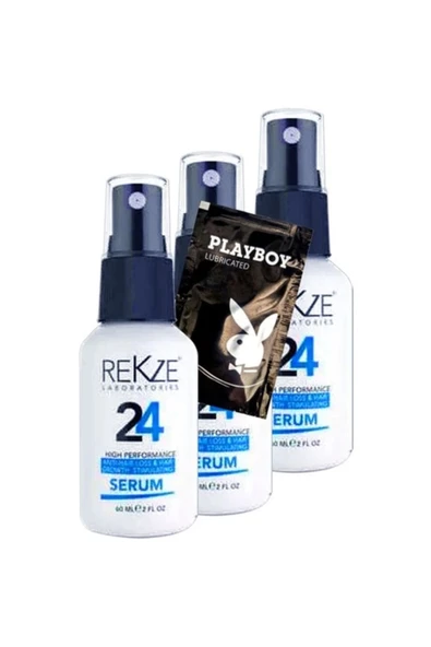 Xlan Mucizevi 3 Tane Saç Besle Dökülmeye 60 ml Sprey  REKZE24 Spray + Yanında Jel ürün görseli 1