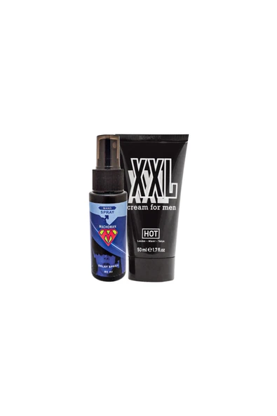 Xlan Bonie Machoman 60 ml Erkeklere Özel Zaman Spreyi + Hotxxl Erkek Özel Kısım Boyutlandırıcı Krem ürün görseli 1