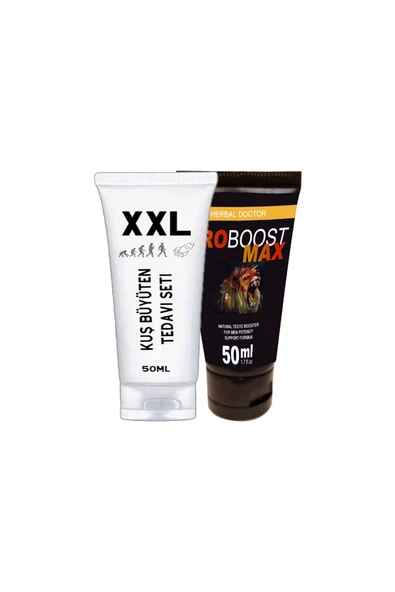 Xlan Kuşxxl 50 ml Cream Boyut Kremi + Eroboost Testo 50 ml Erkeklere Özel Krem ürün görseli 1