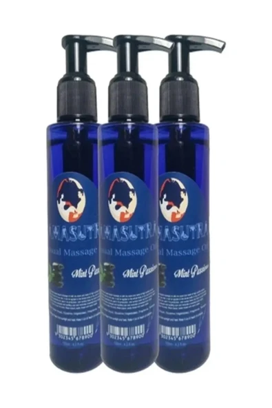 Xlan Sensual Nane Masaj Yağı 125 ml - Mint Massage Oıl X 3 Adet ürün görseli 1