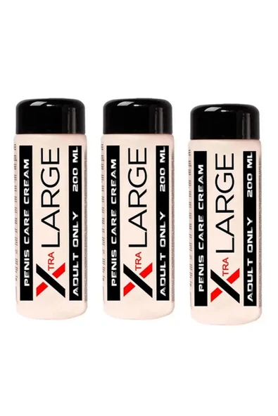 Xlan Large Boyutlandırıcı Bakım Kremi 200ml/ Private Area Care Cream X3 ADET ürün görseli 1