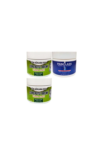 Xlan Çörek Otu Kremi Orta Boy  2x 100 ml - Painclass 150 ml Kuıyruk Yağı Kremi ürün görseli 1
