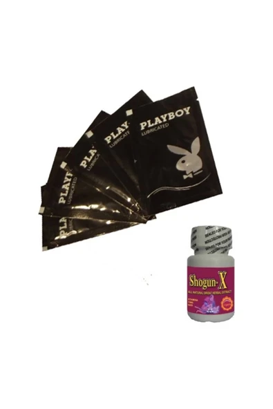 Xlan Playboy Lubricated Gel 5 X 5ml Jel 30lu Shogunx Erkeklere Özel ürün görseli 1