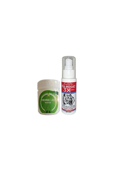 Xlan Hemocure Natural Rahatlatıcı Bakım Kremi + Big Boost Erkeklere Özel Geliştirici Ürün 50 ml ürün görseli 1