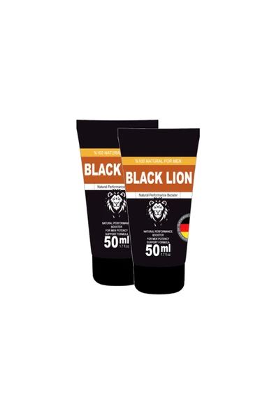 Xlan Black Lion 2 Adet 50 ml Men Booster Krem Erkeklere Özel Anlar İçin Hareketlendirici Krem ürün görseli 1