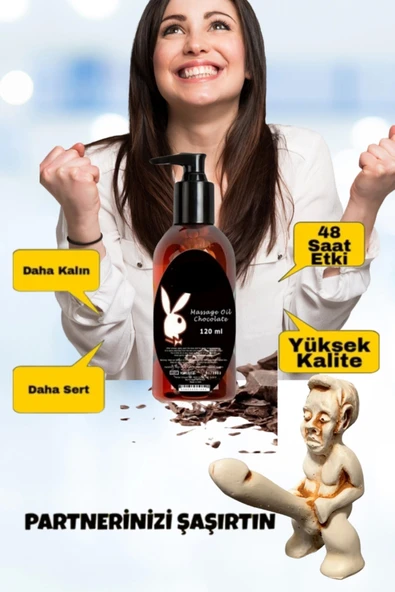 Xlan Chocolate Massage Oil 120 Ml Çikolata Aromalı Vücut Masaj Yağ ürün görseli 1