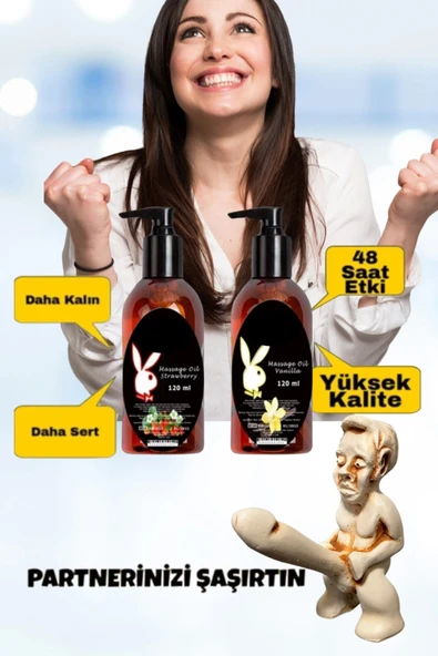 Xlan Massage Oil Strawberry And Vanilla Fragrances 120 Ml Çilek Ve Vanilya Kokulu Vücut Masaj Yağı ürün görseli 1
