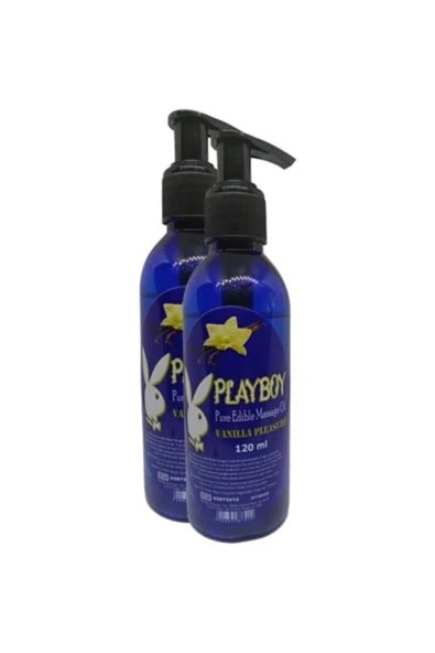 Xlan Playboy Pure Edible Massage Oil 120Ml Vanilya Aromalı Masaj Yağı 2 Adet ürün görseli 1
