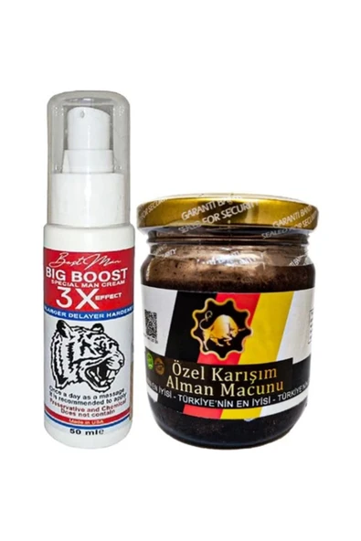 Xlan Bigboost 50 ml Erkekler İçin 3xeffect Krem + Yanında 1 Kavanoz 240GR German Macun Takım ürün görseli 1