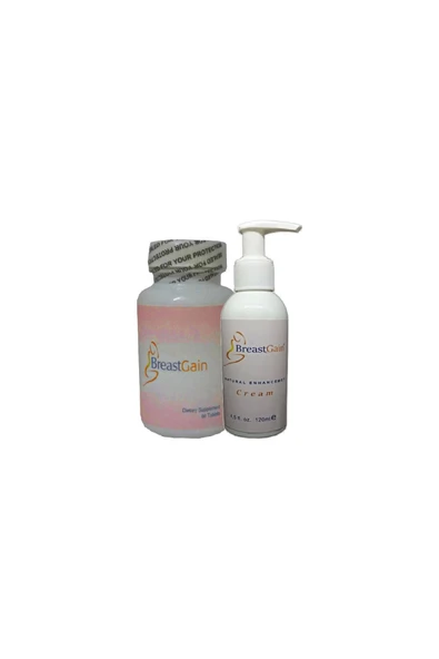 Xlan Breastgain Krem 120 ml + BreastGain 60 lı Caps Kadınlara Özel Boyut Şekillendirici Takım ürün görseli 1