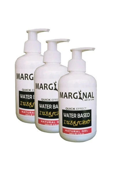 Xlan Marginal Water Based Lubricant Gel 250 Ml Jel 3'Lü ürün görseli 1