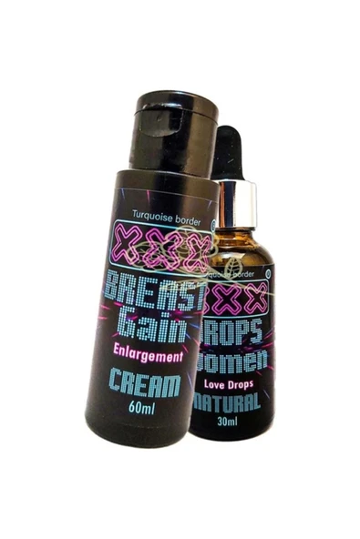 Xlan Breast Gain 60 ml Kadınlara Özel Şekillendirme Memlift Bakım Kremi+ Kadınlara Özel Damla ürün görseli 1
