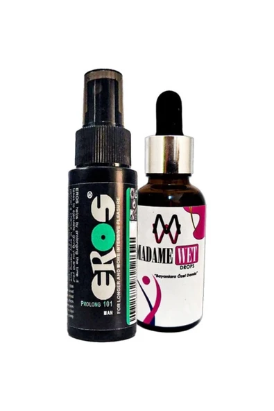 Xlan Eros Pro 101 Erkekler Için Büyük Boy  Sprey 60 ml Ve Madamewet Kadınlara Özel 30 ml ürün görseli 1