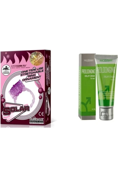 Xlan Doc Johnson Proloonging Krem + Solar Halka Set ürün görseli 1