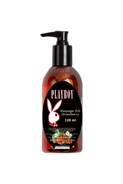 Xlan Playboy Çilek Aromalı Masaj Yağı 120 ml ürün görseli 1