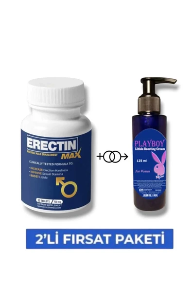 Xlan Erectin Max Erkeklere Özel Destekleyici 30'lu Mucizevi Libido Cream 125 ml ürün görseli 1
