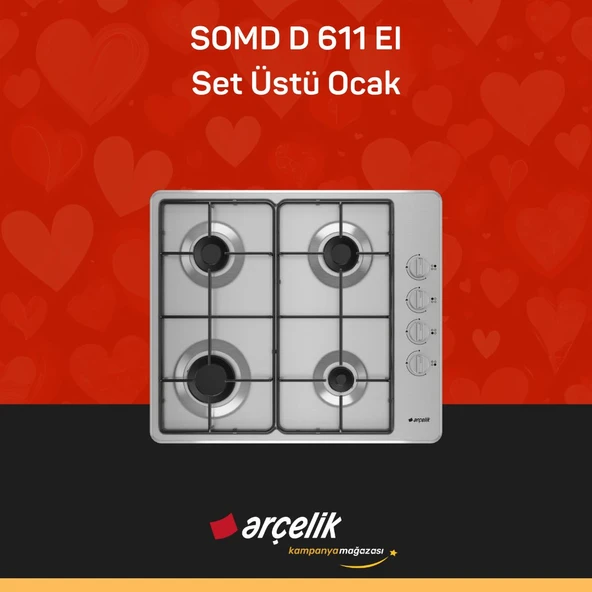 ARÇELİK SOMD D 611EI Set Üstü Ocak ürün görseli 1