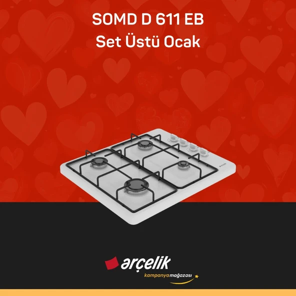 ARÇELİK SOMD D 611EB Set Üstü Ocak - Resim 2