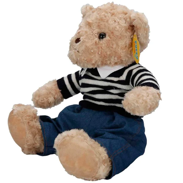 Sevimli Kıyafetli Peluş Ayı 37 CM  Yumuşacık Hediye Ayıcık ürün görseli 1