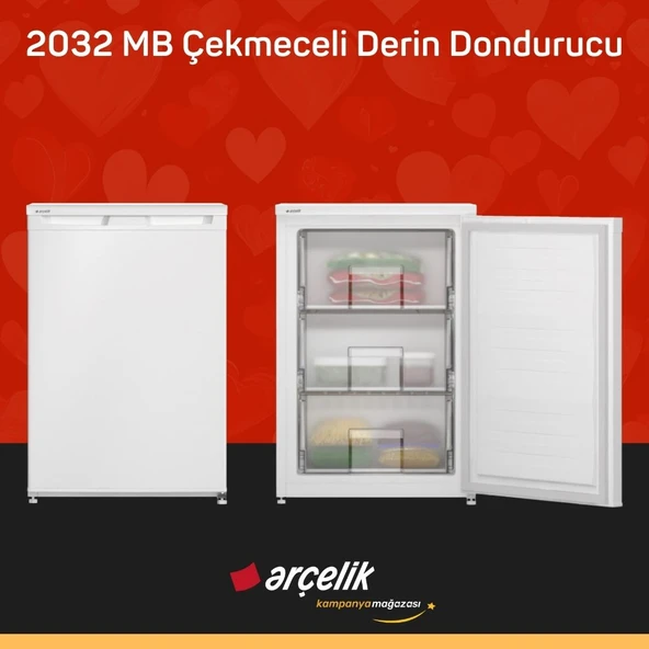 ARÇELİK 2032 MB 3 Bölmeli Derin Dondurucu ürün görseli 1