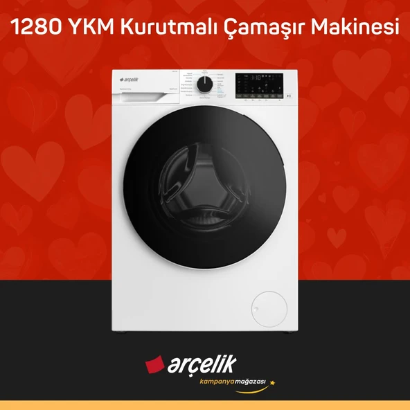 ARÇELİK 1280 YKM Kurutmalı Çamaşır Makinesi ürün görseli 1