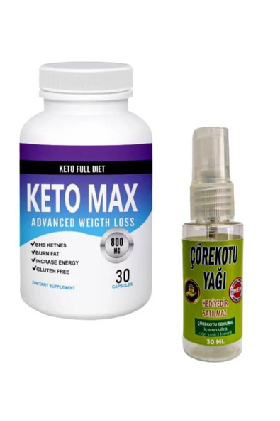 Xlan Keto Max Destekleyici Ürün 30'lu x 1 adet + Masaj Yağı 30 ml ürün görseli 1