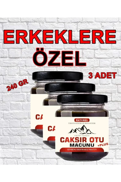 Xlan Hatay Yöresi Çakşır Otu Erkeklere Özel Macun 240 gr X 3 Adet ürün görseli 1