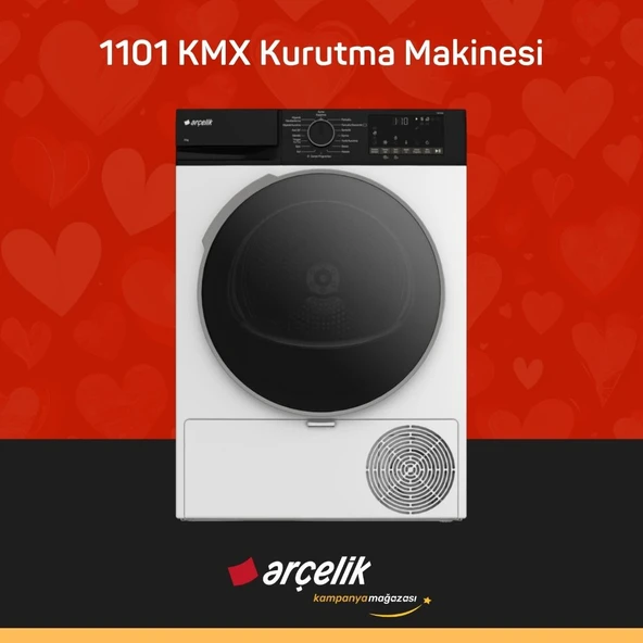 ARÇELİK 1101 KMX 11 Kg Kurutma Makinesi ürün görseli 1