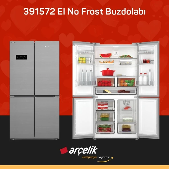 ARÇELİK 391572 EI Gardırop Tipi Buzdolabı ürün görseli 1