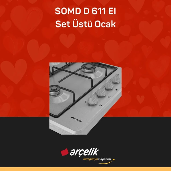 ARÇELİK SOMD D 611EI Set Üstü Ocak - Resim 4