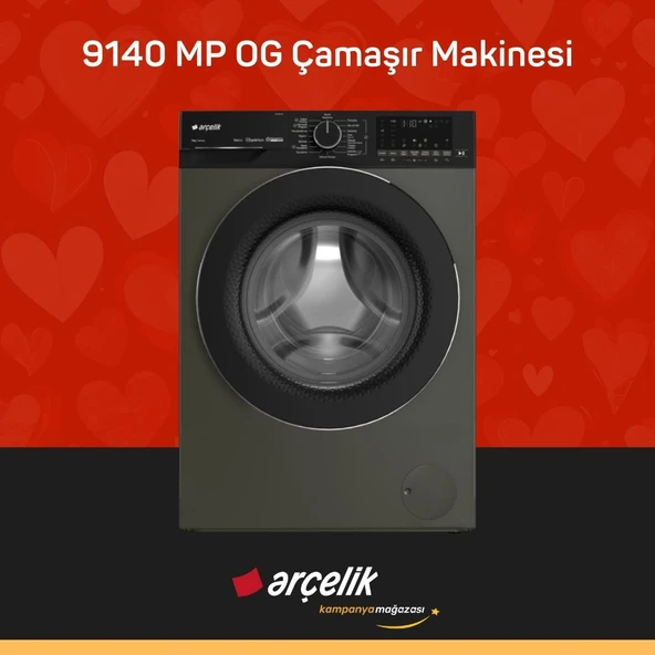 ARÇELİK 9140 MP OG 9 Kg Çamaşır Makinesi ürün görseli 1