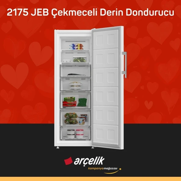 ARÇELİK 2175 JEB 7 Bölmeli Derin Dondurucu - Resim 4