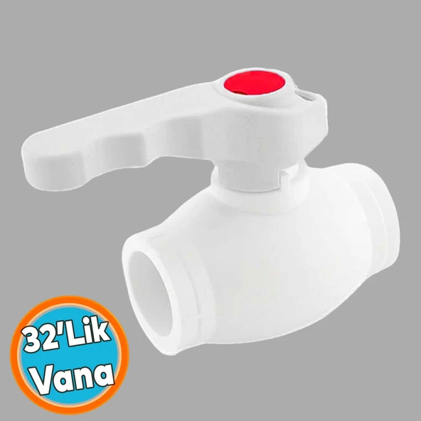 Küresel Vana Plastik Pprc Ekonomik 32'lik Pvc Vanası Dişsiz Aç Kapa Boru Kaynak Makine Bağlantı ürün görseli 1