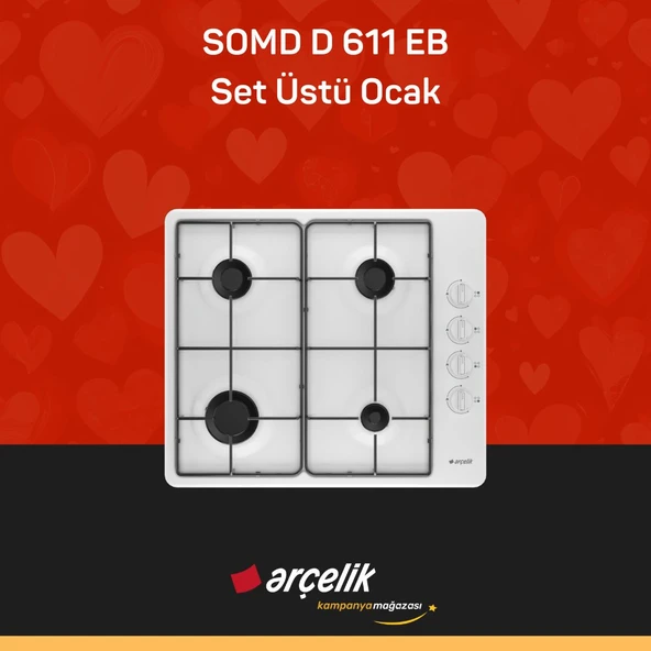 ARÇELİK SOMD D 611EB Set Üstü Ocak ürün görseli 1