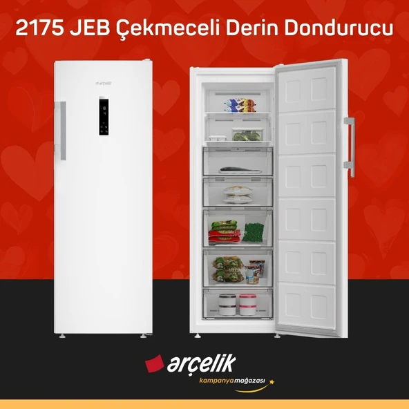 ARÇELİK 2175 JEB 7 Bölmeli Derin Dondurucu ürün görseli 1