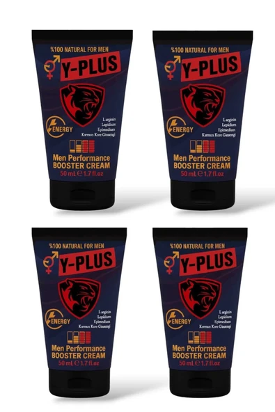 Xlan Y-Plus Kırmızı Kore Ginsengli Natural Men Booster Cream 50 ml X 4 Adet ürün görseli 1
