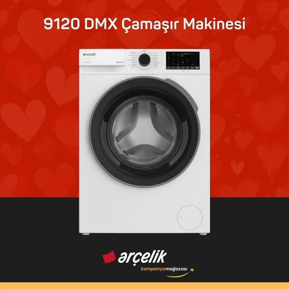 ARÇELİK 9120 DMX 9 Kg Çamaşır Makinesi ürün görseli 1