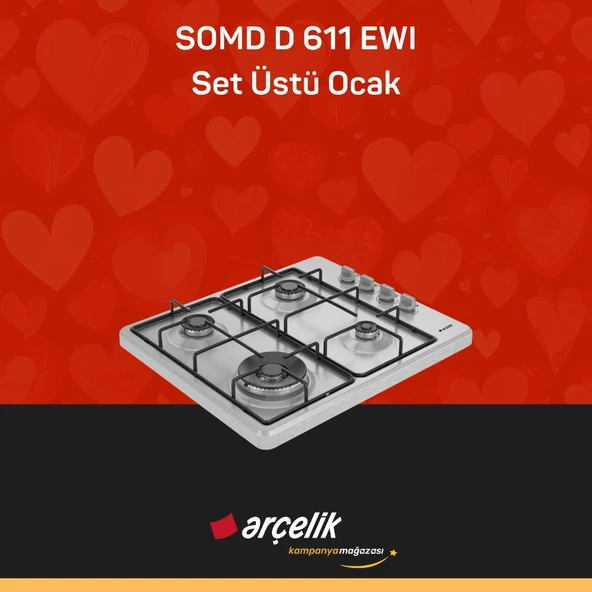 ARÇELİK SOMD D 611EWI Set Üstü Ocak - Resim 2