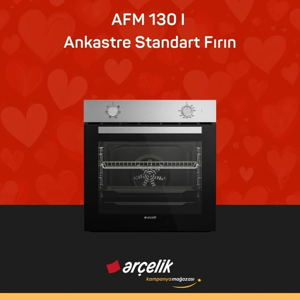 ARÇELİK AFM 130 I Fibona Serisi Ankastre Standart Fırın ürün görseli 1