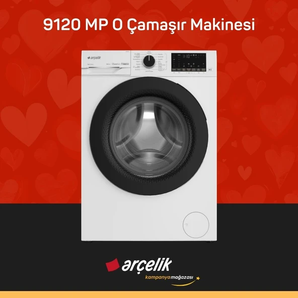 ARÇELİK 9120 MP O 9 Kg Çamaşır Makinesi ürün görseli 1