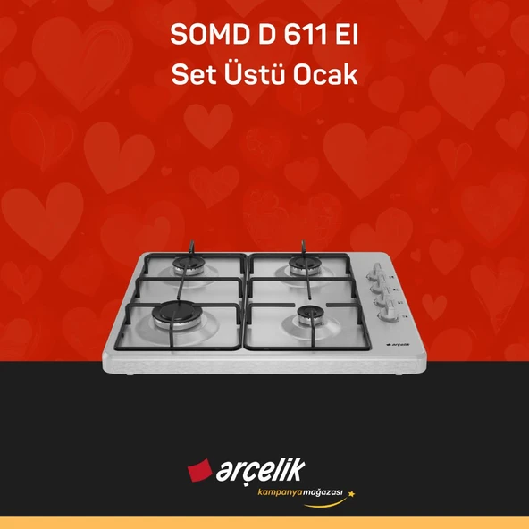 ARÇELİK SOMD D 611EI Set Üstü Ocak - Resim 3
