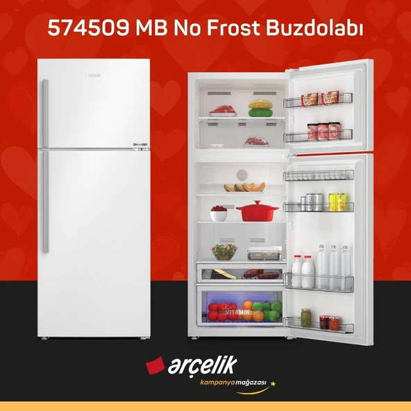 ARÇELİK 574509 MB Üstten Donduruculu Buzdolabı ürün görseli 1