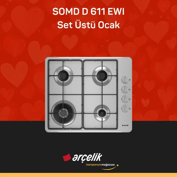 ARÇELİK SOMD D 611EWI Set Üstü Ocak ürün görseli 1