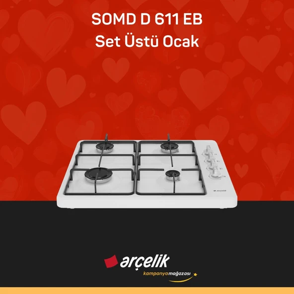 ARÇELİK SOMD D 611EB Set Üstü Ocak - Resim 3